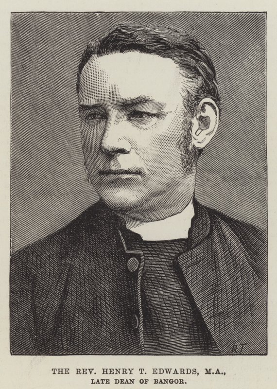 Le révérend Henry T Edwards, MA, ancien doyen de Bangor - English School