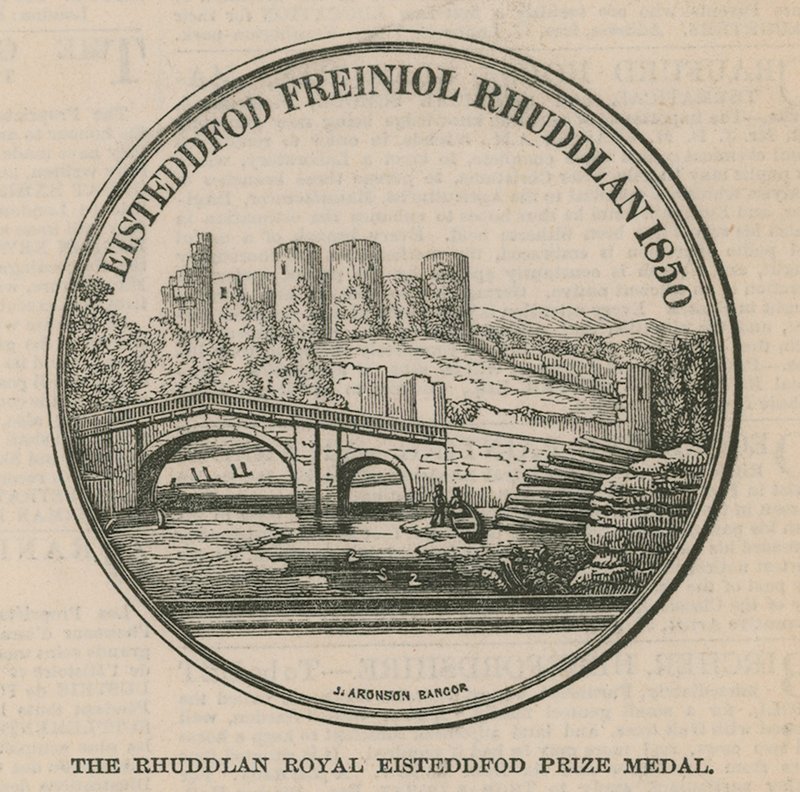 Médaille du Prix Royal Eisteddfod de Rhuddlan - English School