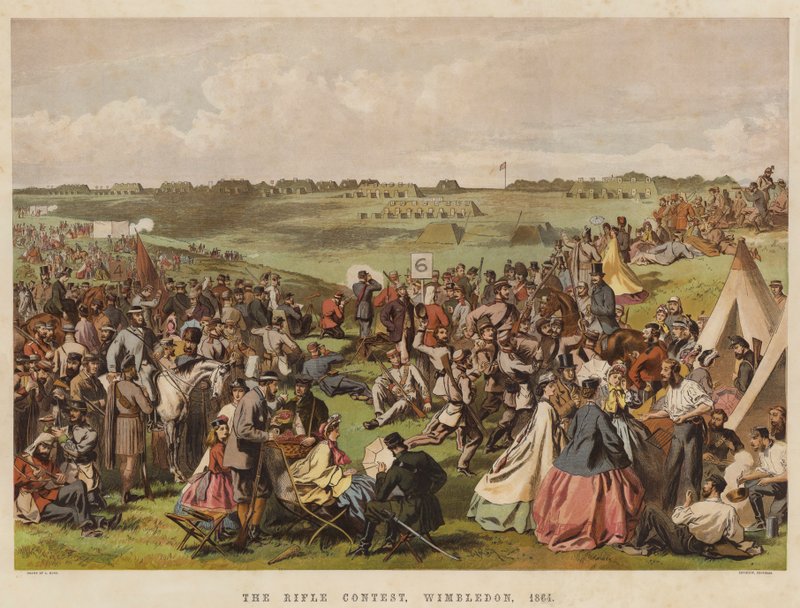 Le concours de tir, Wimbledon - English School