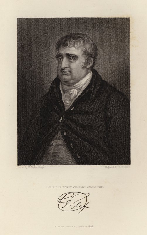 Le Très Honorable Charles James Fox - English School
