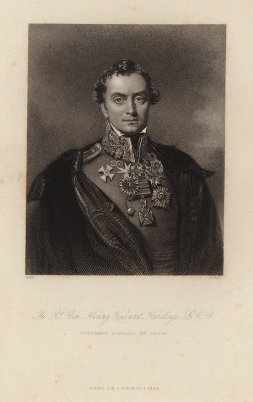 Le très honorable Henry Vicomte Hardinge - English School