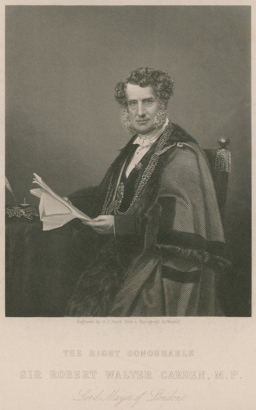Le Très Honorable Sir Walter Carden, Lord Maire de Londres - English School