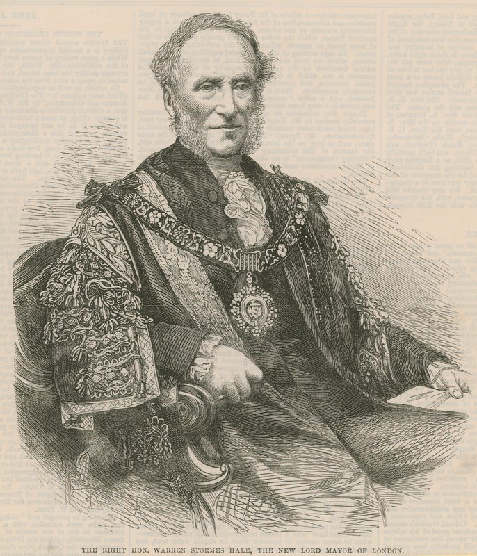 Le Très Honorable Warren Stormes Hales, le nouveau Lord Maire de Londres - English School