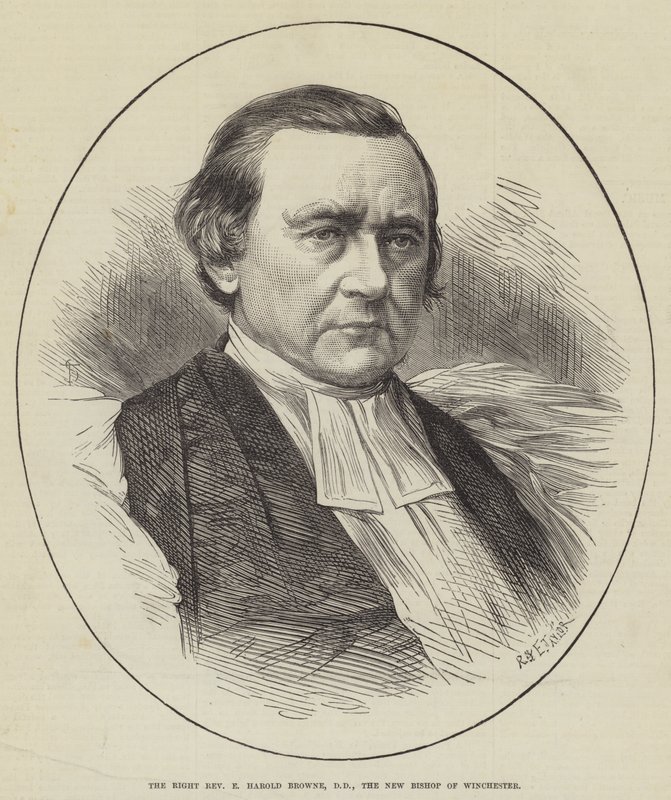 Le très révérend E Harold Browne, DD, le nouveau évêque de Winchester - English School