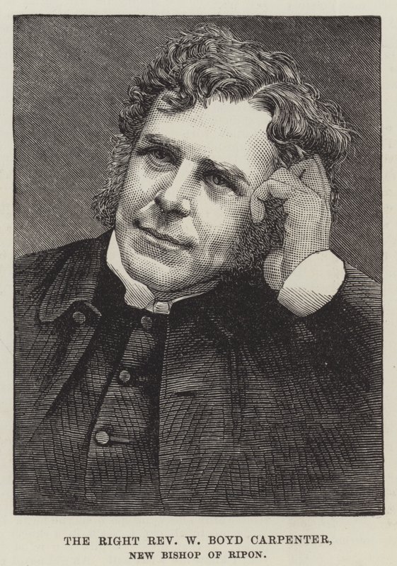 Le Très Révérend W Boyd Carpenter, Nouveau Évêque de Ripon - English School
