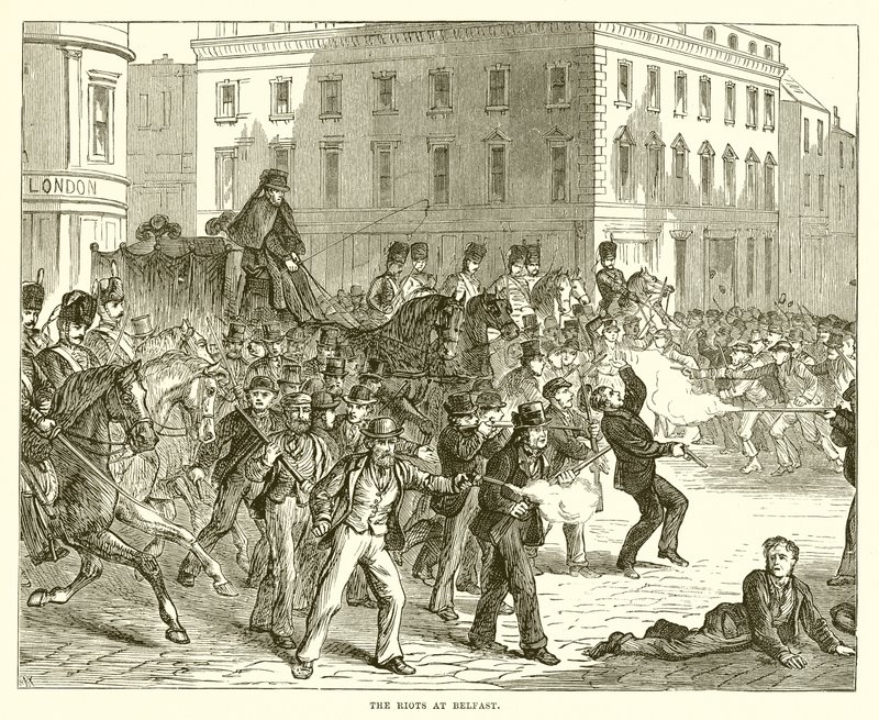 Les émeutes à Belfast - English School
