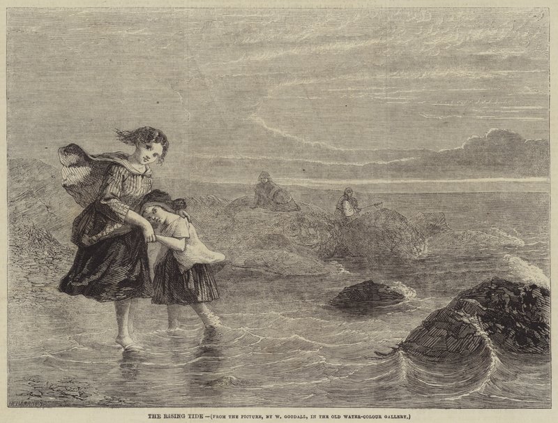 La marée montante (gravure) - English School