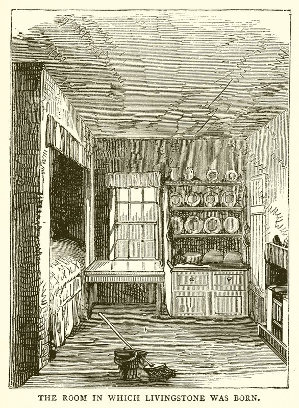 La chambre où Livingstone est né - English School