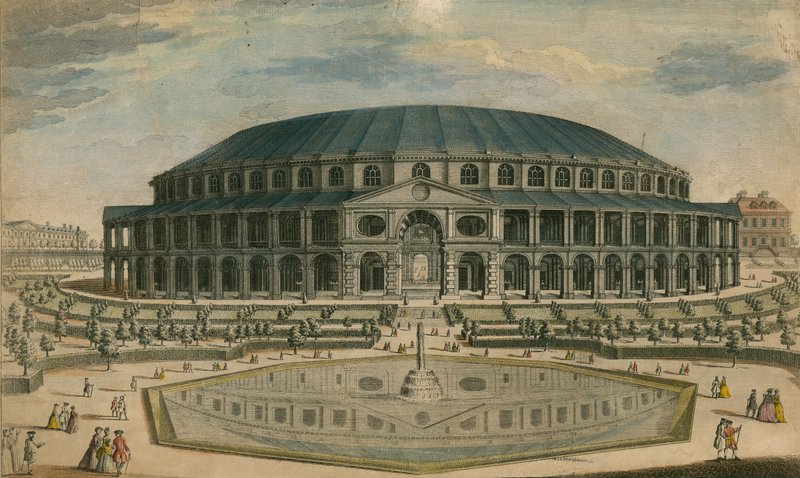 La maison et les jardins de la Rotonde à Ranelagh, Londres - English School
