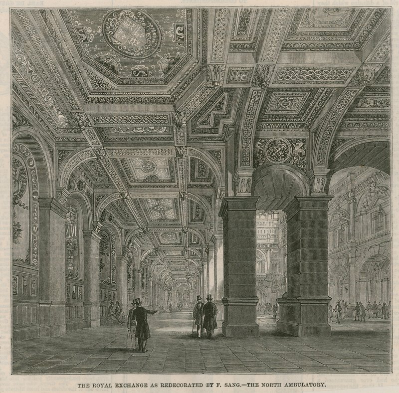 Le Royal Exchange redécoré par F Sang - l