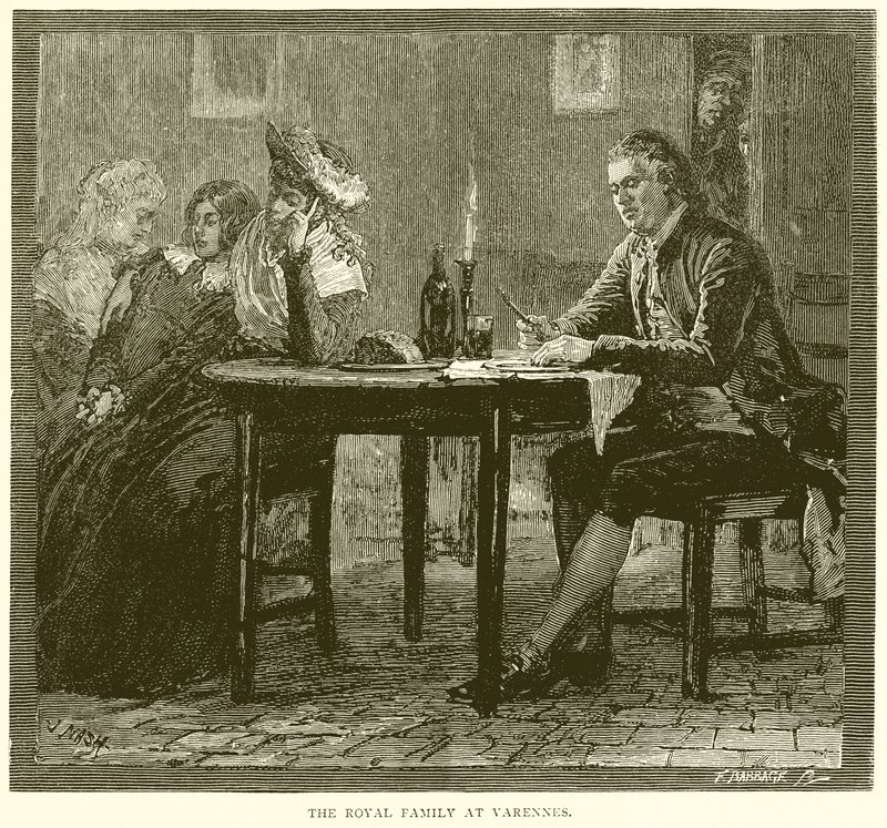 La famille royale à Varennes - English School