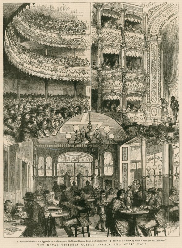 Le Palais du Café Royal Victoria et Music Hall, Londres - English School