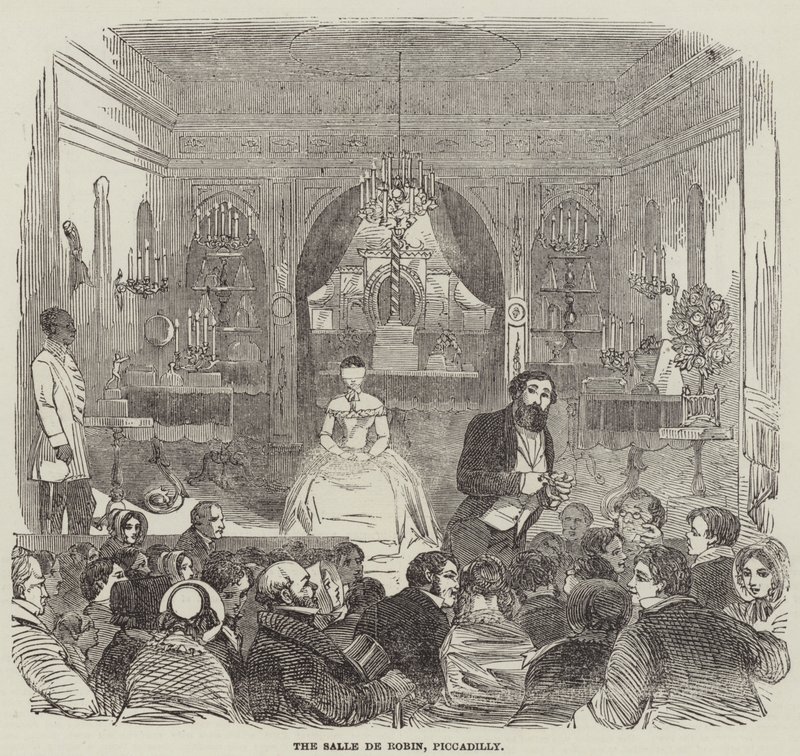 La salle de Robin, Piccadilly (gravure) - English School
