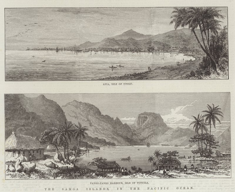 Les îles Samoa, dans l