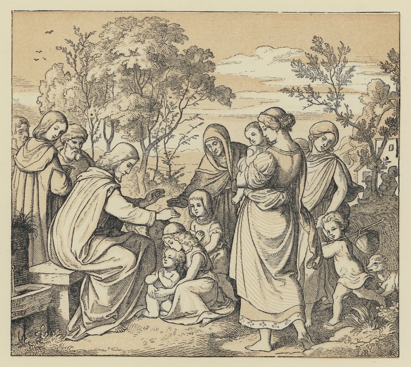 Le Sauveur bénissant les petits enfants - English School