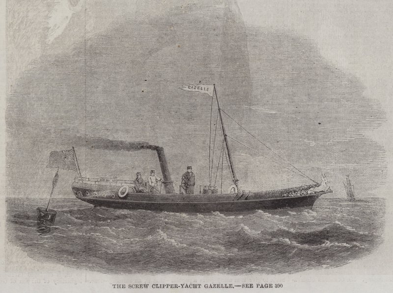 Le clipper-yacht à vis Gazelle - English School