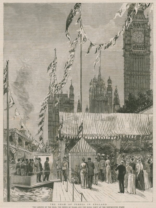 Le Shah de Perse en Angleterre - English School