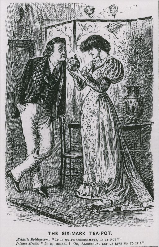 La théière à six marques - English School