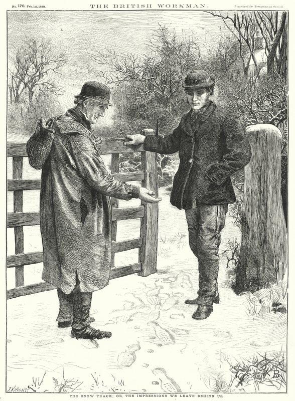 La Trace de Neige; ou, les Impressions que nous laissons derrière nous - English School
