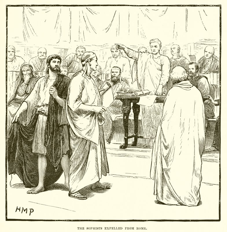 Les Sophistes expulsés de Rome - English School