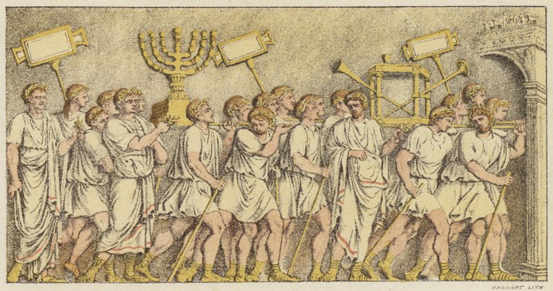 Les dépouilles du temple portées en triomphe - English School