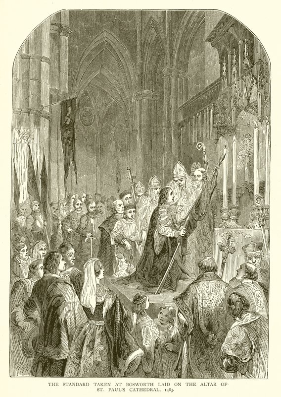 Le standard pris à Bosworth déposé sur l
