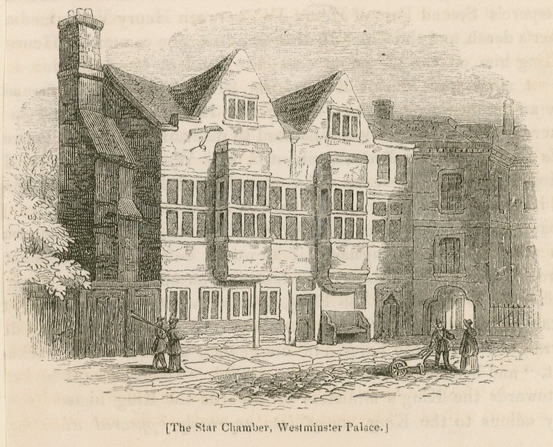 La Chambre Étoilée, palais de Westminster, Londres - English School