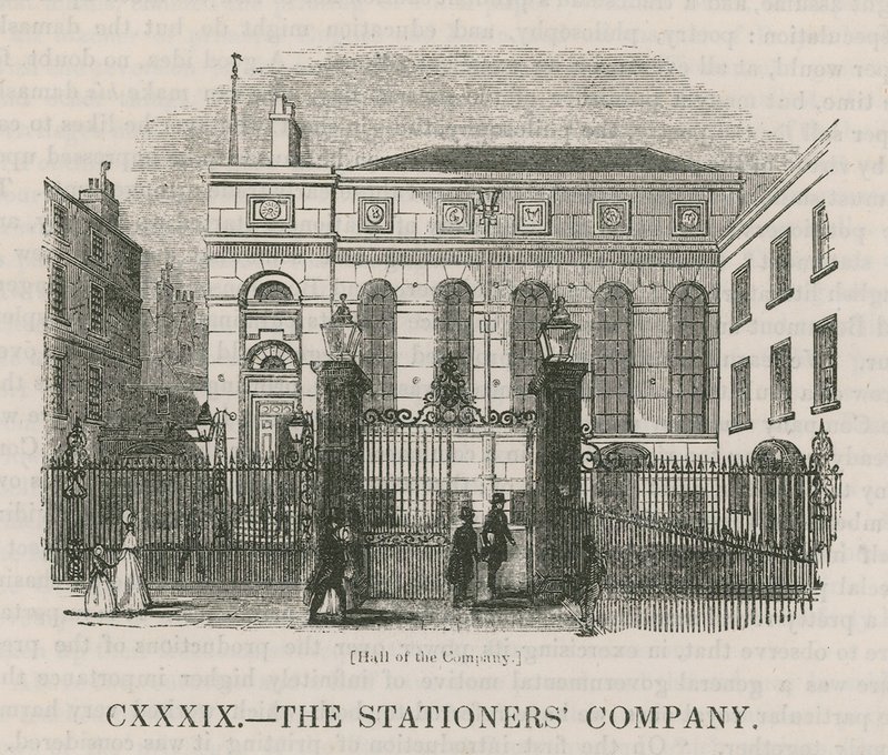 La Stationers Company : Salle de la compagnie - English School