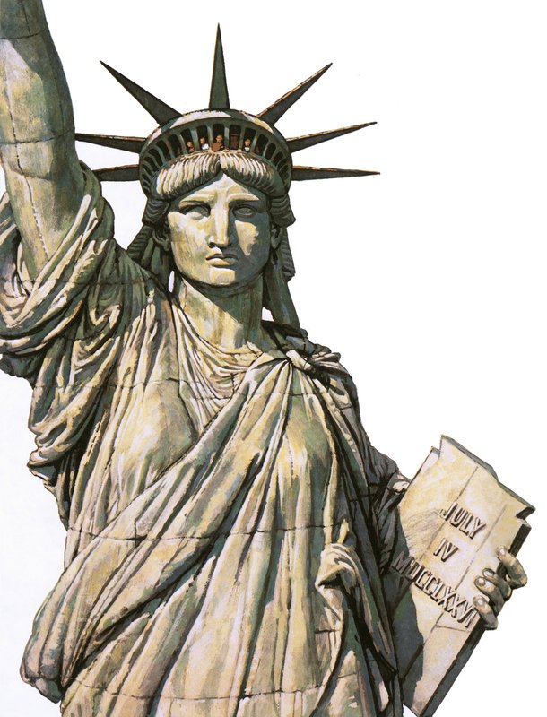 La Statue de la Liberté sur l
