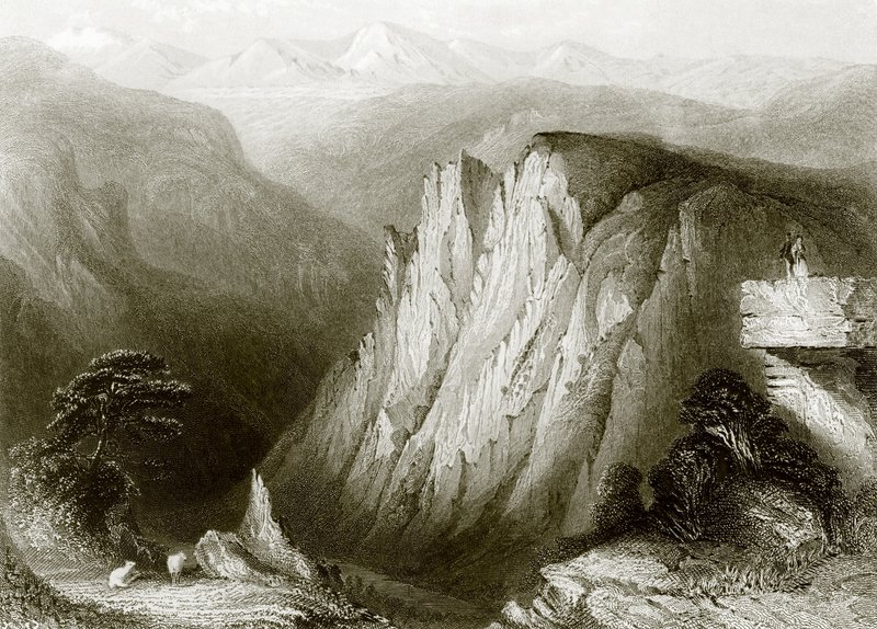 La falaise de l