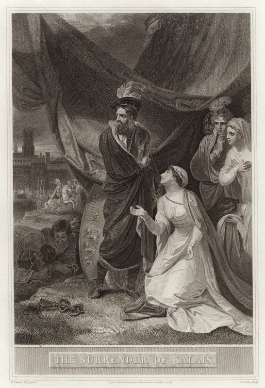 La reddition de Calais - English School