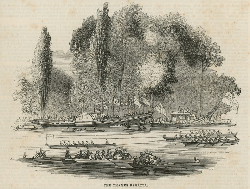 Régate sur la Tamise - English School
