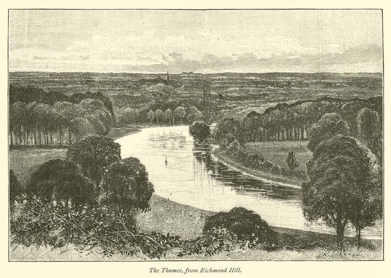La Tamise, depuis Richmond Hill - English School