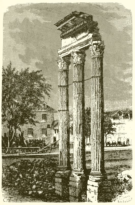 Les Trois Colonnes du Temple de Castor - English School