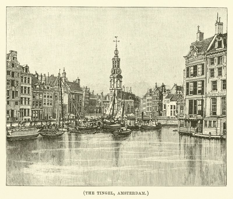 Le Tingel, Amsterdam (gravure) - English School