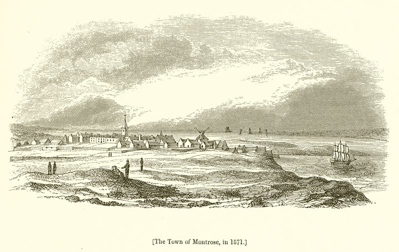 La ville de Montrose, en 1571 - English School