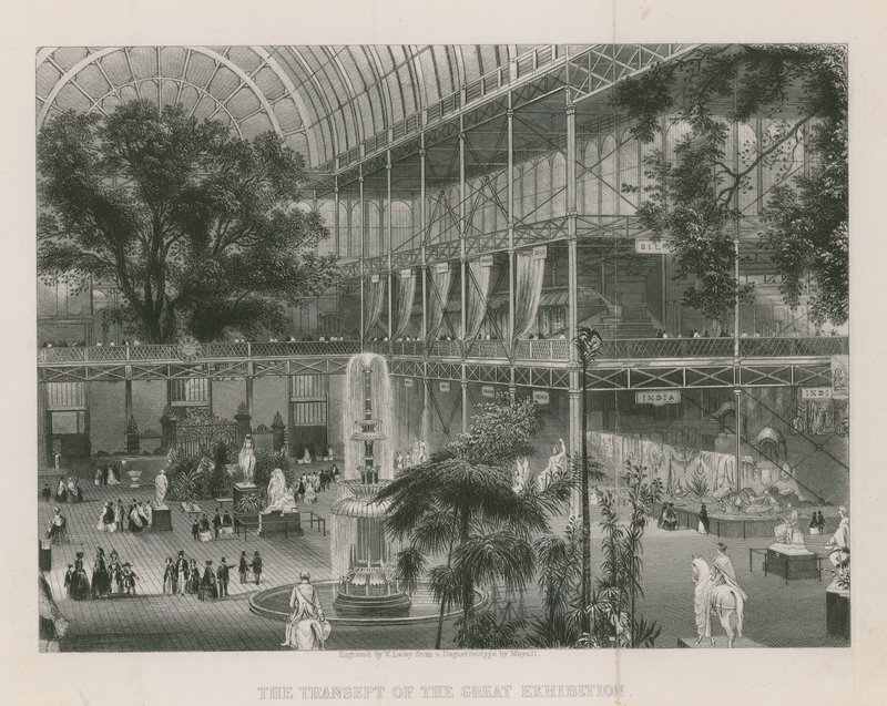 Le Transept de la Grande Exposition, regardant vers le sud - English School