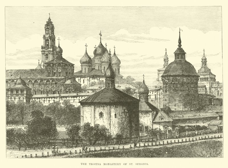 Le monastère Troitsa de Saint Serge - English School