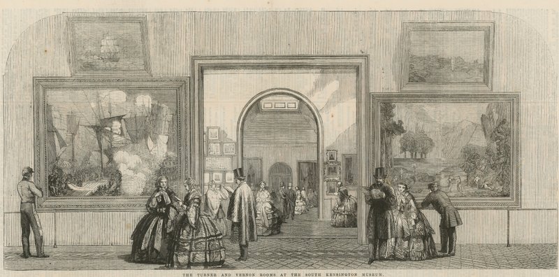 Les salles Turner et Vernon au musée de South Kensington - English School