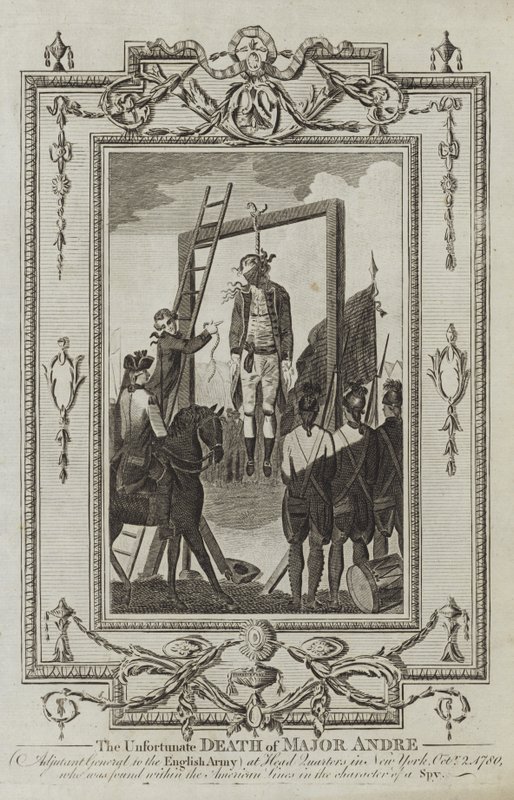 La Mort Malheureuse du Major André - English School