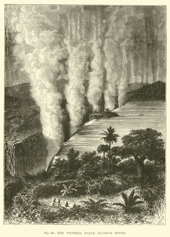 Les chutes Victoria, rivière Zambèze - English School