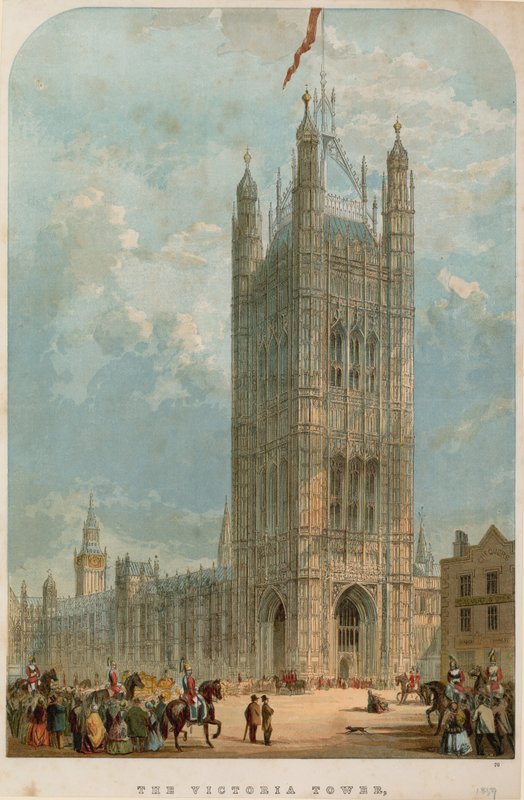 La tour Victoria, Westminster, Londres - English School