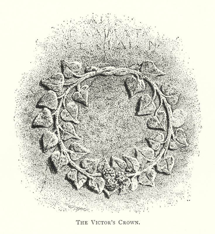 La Couronne du Victorieux (gravure) - English School