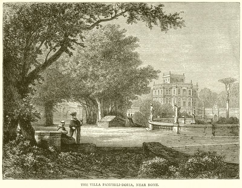 La Villa Pamphili-Doria, près de Rome - English School