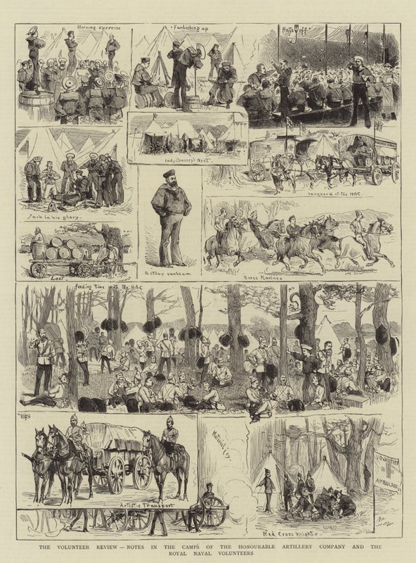 La Revue des Volontaires, Notes dans les Camps de l