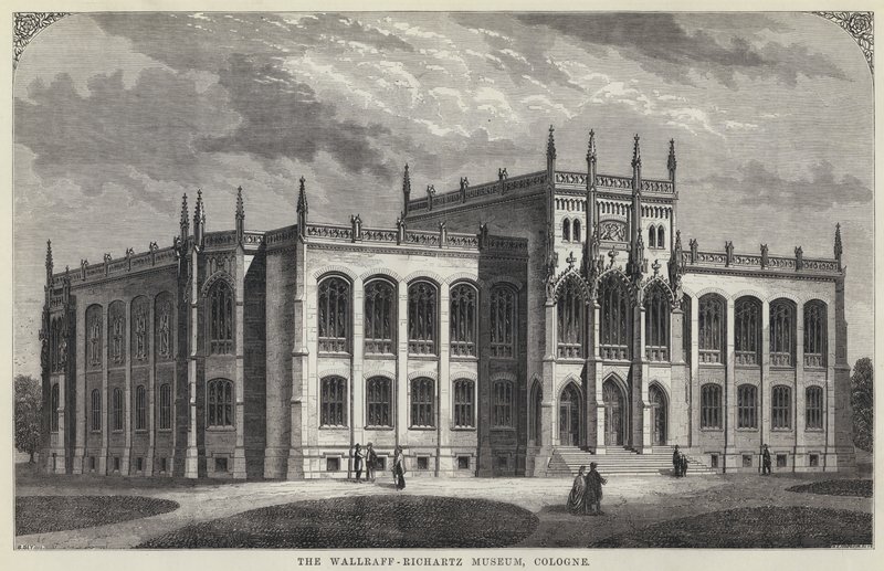 Le Musée Wallraf-Richartz, Cologne (gravure) - English School