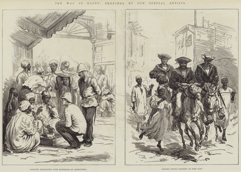 La guerre en Égypte (gravure) - English School