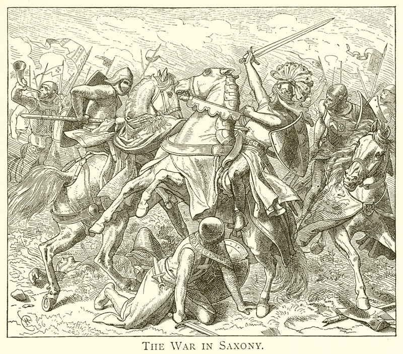 La guerre en Saxe - English School