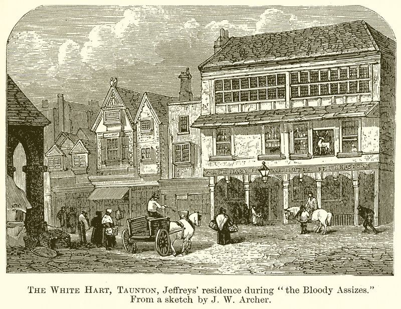 Le White Hart, Taunton, résidence de Jeffreys pendant les Assises sanglantes - English School
