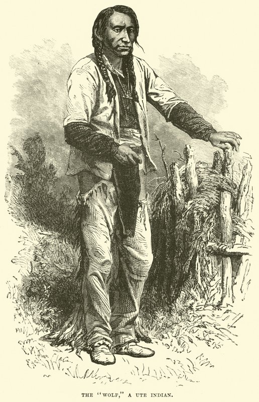 Le Loup, un Indien Ute - English School